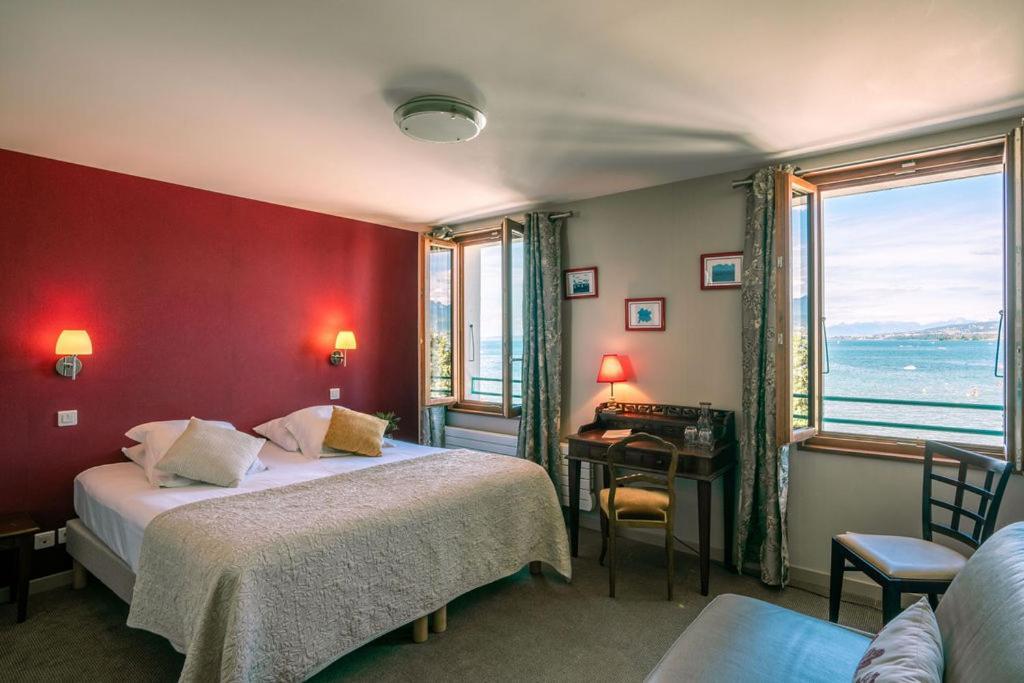 Hotel De La Plage Excenevex Luaran gambar